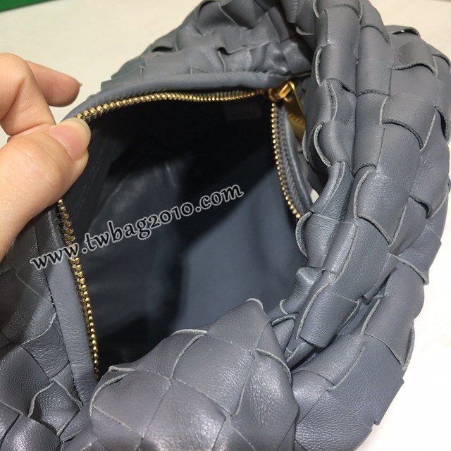 Bottega veneta高端女包 98080小號 寶緹嘉爆款jodie新版本2代編織打結圓形hobo包 BV經典款羊皮手工編織女包  gxz1263